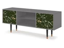 Móvel De Tv| Mueble de TV - 170х69х48 cm - T2 - Amazon Forest, Cinza Cinzento