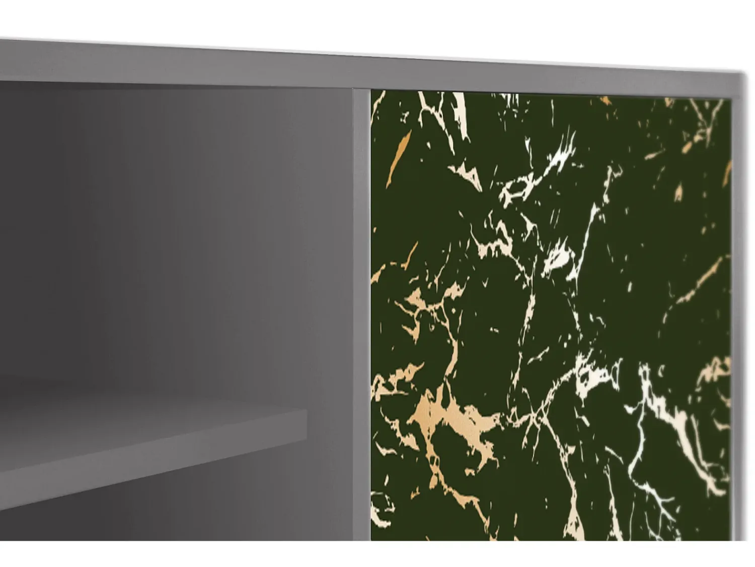 Móvel De Tv| Mueble de TV - 170х69х48 cm - T2 - Amazon Forest, Cinza Cinzento