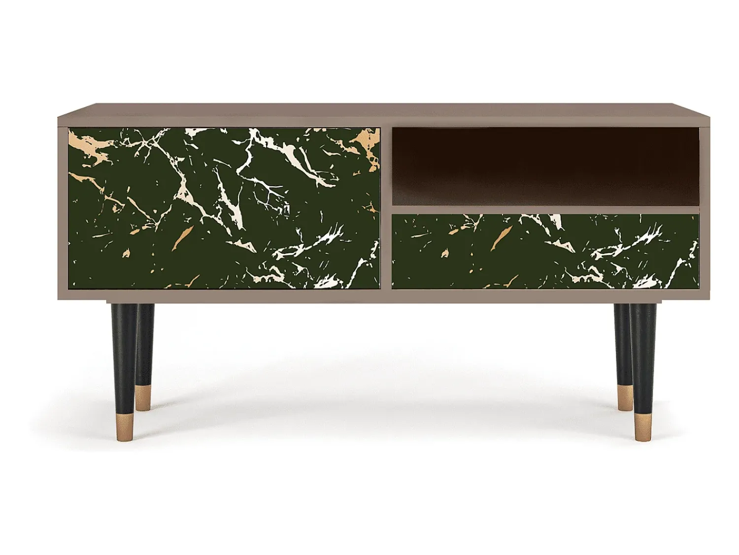 Móvel De Tv* Mueble de TV - 115х59х48 cm - T3 - Amazon Forest, Latte Bege