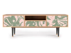 Móvel De Tv| Mueble de TV - 170х59х41 cm - T6 - Aquarelle, Nogueira Castanho