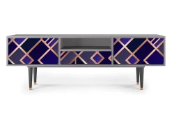 Discount Mueble de TV - 170х59х41 cm - T6 - Aquamarine Getsby, Cinza Cinzento