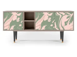 Móvel De Tv* Mueble de TV - 150х69х41 cm - T5 - Aquarelle, Latte Bege