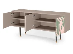 Móvel De Tv* Mueble de TV - 150х69х41 cm - T5 - Aquarelle, Latte Bege