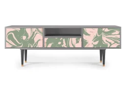 Móvel De Tv* Mueble de TV - 170х59х41 cm - T6 - Aquarelle, Cinza Cinzento