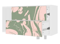 Discount Mueble de TV - 170х69х48 cm - T1 - Aquarelle, Branco Bege