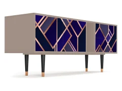 Móvel De Tv* Mueble de TV - 170х69х48 cm - T1 - Aquamarine Getsby, Latte Bege