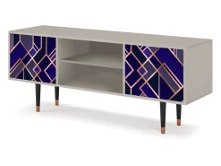 Outlet Mueble de TV - 170х69х48 cm - T2 - Aquamarine Getsby, Areia Bege