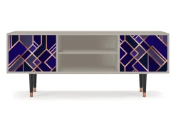 Outlet Mueble de TV - 170х69х48 cm - T2 - Aquamarine Getsby, Areia Bege