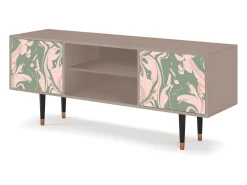 Mueble de TV - 170х69х48 cm - T2 - Aquarelle, Latte^ Móvel De Tv