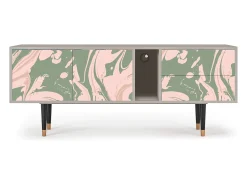 Móvel De Tv| Mueble de TV - 170х69х48 cm - T1 - Aquarelle, Areia Bege