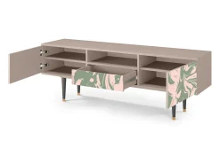 Móvel De Tv* Mueble de TV - 170х59х41 cm - T6 - Aquarelle, Latte Bege