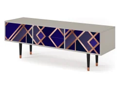 Online Mueble de TV - 170х59х48 cm - T4 - Aquamarine Getsby, Areia Bege