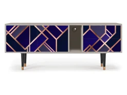 Móvel De Tv* Mueble de TV - 170х69х48 cm - T1 - Aquamarine Getsby, Areia Bege