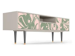Móvel De Tv| Mueble de TV - 170х59х41 cm - T6 - Aquarelle, Areia Bege