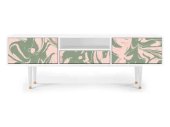 Móvel De Tv* Mueble de TV - 170х59х41 cm - T6 - Aquarelle, Branco Bege