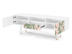 Móvel De Tv* Mueble de TV - 170х59х41 cm - T6 - Aquarelle, Branco Bege