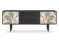 Móvel De Tv* Mueble de TV - 170х69х48 cm - T2 - Aquarelle, Antracite Cinza antracite