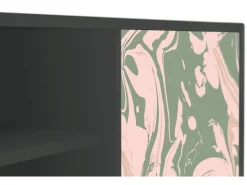 Móvel De Tv* Mueble de TV - 170х69х48 cm - T2 - Aquarelle, Antracite Cinza antracite