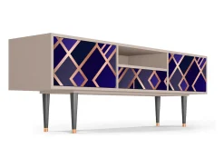 Móvel De Tv* Mueble de TV - 170х59х41 cm - T6 - Aquamarine Getsby, Latte Bege