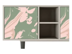 Outlet Mueble de TV - 150х69х41 cm - T5 - Aquarelle, Areia Bege