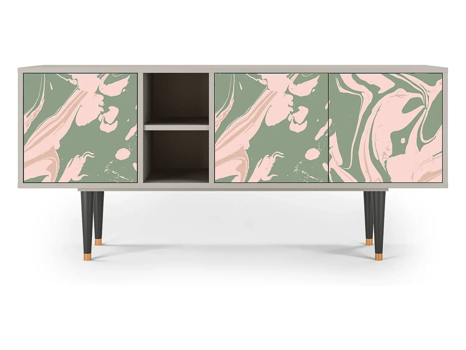 Outlet Mueble de TV - 150х69х41 cm - T5 - Aquarelle, Areia Bege