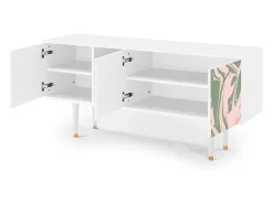 Mueble de TV - 150х69х41 cm - T5 - Aquarelle, Branco^ Móvel De Tv