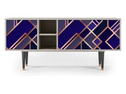 Mueble de TV - 150х69х41 cm - T5 - Aquamarine Getsby, Areia^ Móvel De Tv
