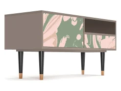 Móvel De Tv| Mueble de TV - 115х59х48 cm - T3 - Aquarelle, Latte Bege