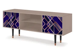 Best Mueble de TV - 170х69х48 cm - T2 - Aquamarine Getsby, Latte Bege