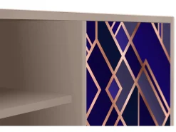 Best Mueble de TV - 170х69х48 cm - T2 - Aquamarine Getsby, Latte Bege