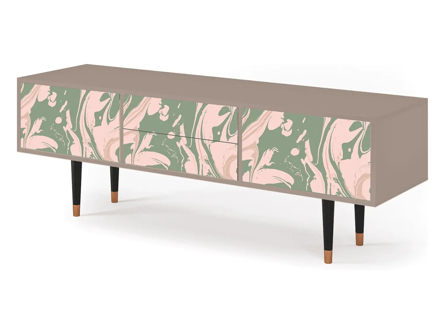 Mueble de TV - 170х59х48 cm - T4 - Aquarelle, Latte^ Móvel De Tv
