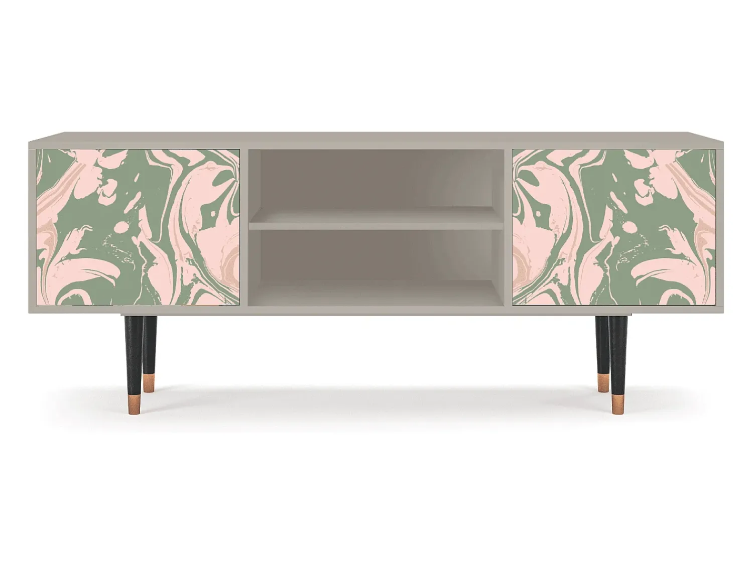 Mueble de TV - 170х69х48 cm - T2 - Aquarelle, Areia^ Móvel De Tv