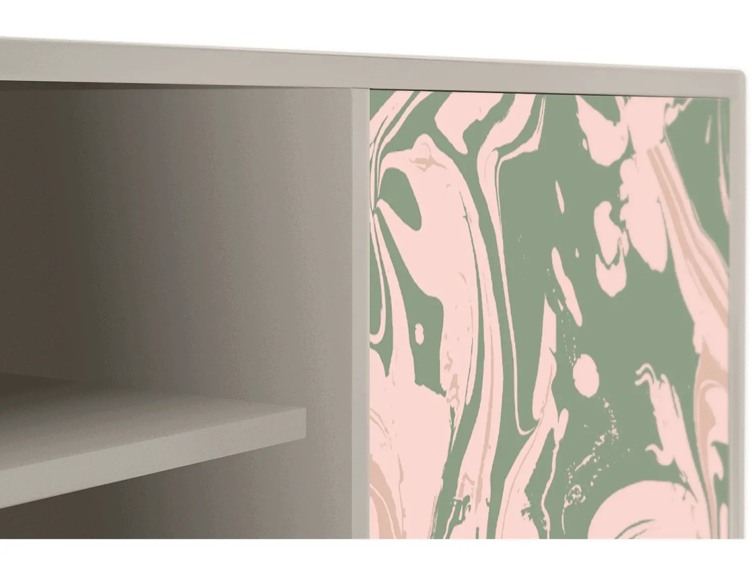 Mueble de TV - 170х69х48 cm - T2 - Aquarelle, Areia^ Móvel De Tv