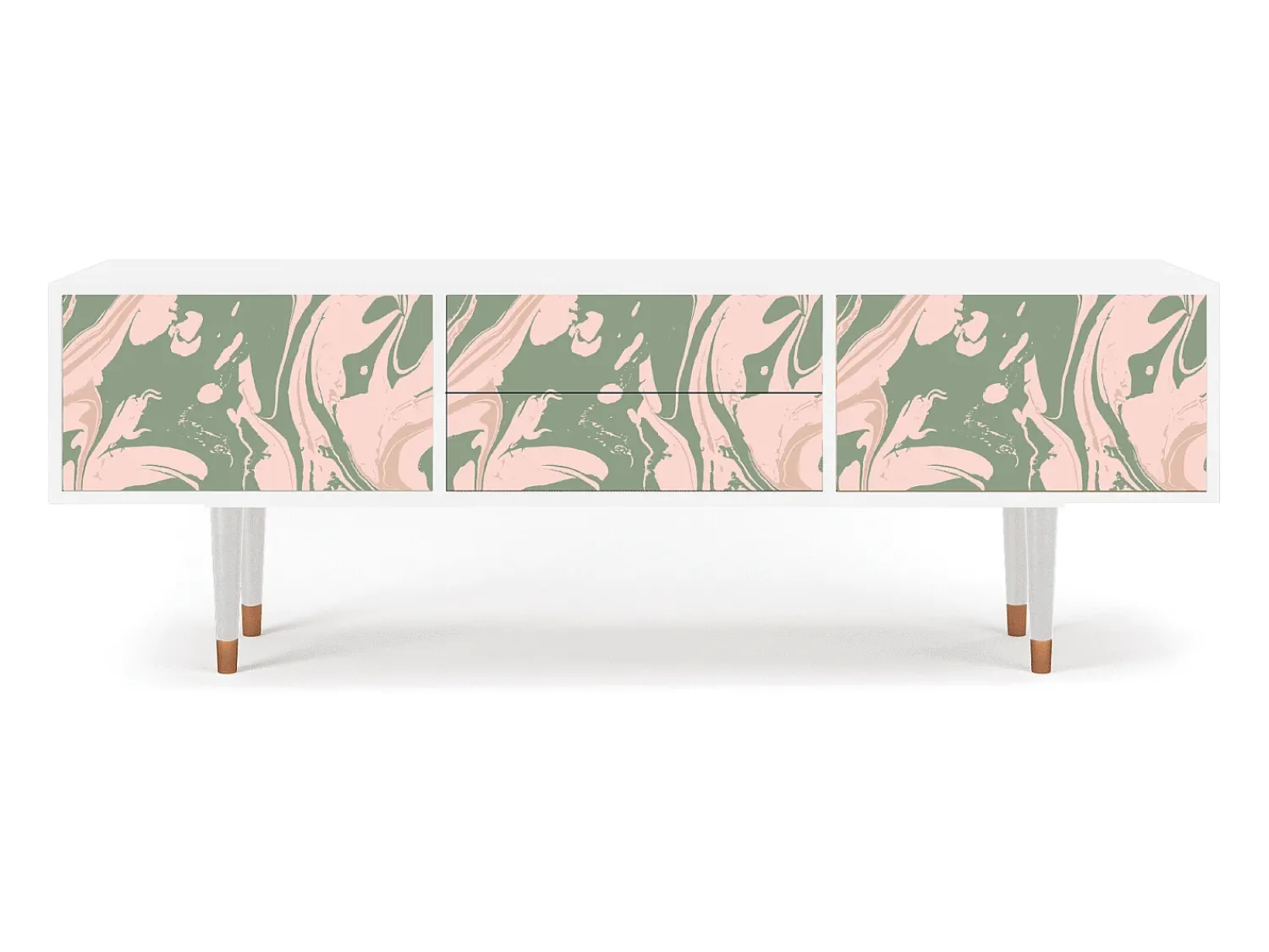 Mueble de TV - 170х59х48 cm - T4 - Aquarelle, Branco^ Móvel De Tv