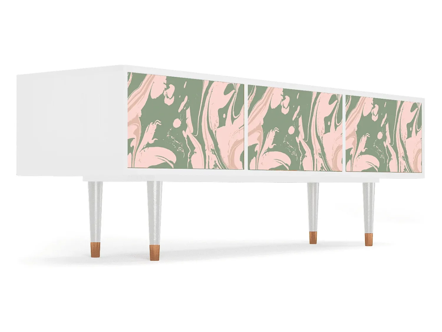 Mueble de TV - 170х59х48 cm - T4 - Aquarelle, Branco^ Móvel De Tv