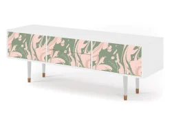 Mueble de TV - 170х59х48 cm - T4 - Aquarelle, Branco^ Móvel De Tv