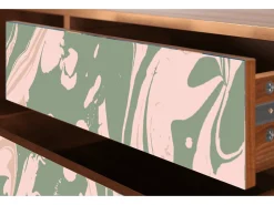 Discount Mueble de TV - 170х59х48 cm - T4 - Aquarelle, Nogueira Castanho
