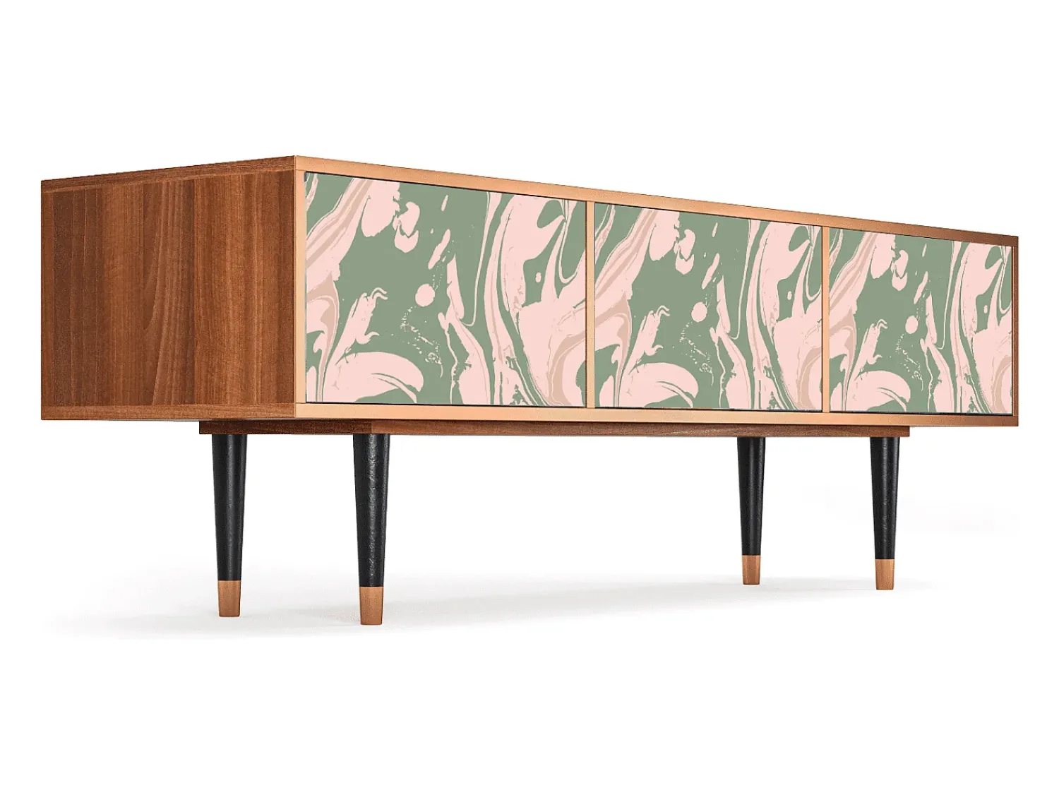 Discount Mueble de TV - 170х59х48 cm - T4 - Aquarelle, Nogueira Castanho