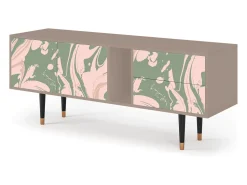 Móvel De Tv| Mueble de TV - 170х69х48 cm - T1 - Aquarelle, Latte Bege