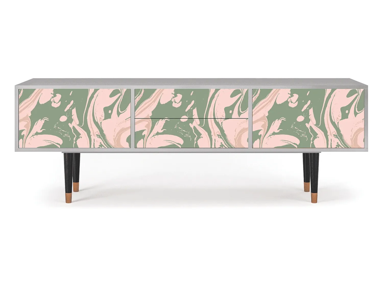 Mueble de TV - 170х59х48 cm - T4 - Aquarelle, Cinza^ Móvel De Tv
