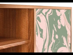 Móvel De Tv* Mueble de TV - 170х69х48 cm - T2 - Aquarelle, Nogueira Castanho