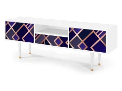 Sale Mueble de TV - 170х59х41 cm - T6 - Aquamarine Getsby, Branco Bege