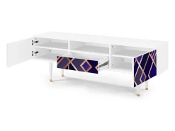 Sale Mueble de TV - 170х59х41 cm - T6 - Aquamarine Getsby, Branco Bege