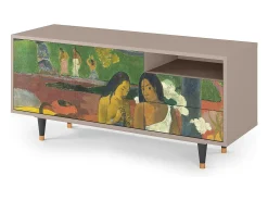 Móvel De Tv* Mueble de TV - 125х56х41 cm - T7 - Arearea , Latte Bege