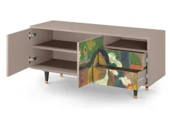 Móvel De Tv* Mueble de TV - 125х56х41 cm - T7 - Arearea , Latte Bege