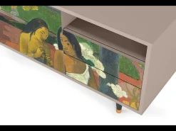 Móvel De Tv* Mueble de TV - 125х56х41 cm - T7 - Arearea , Latte Bege