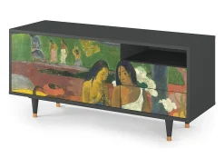 Best Mueble de TV - 125х56х41 cm - T7 - Arearea , Antracite Cinza antracite