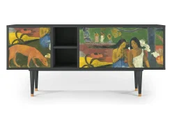 Móvel De Tv| Mueble de TV - 150х69х41 cm - T5 - Arearea , Antracite Cinza antracite