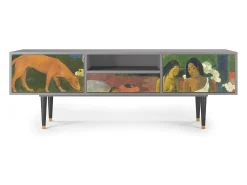 Móvel De Tv* Mueble de TV - 170х59х41 cm - T6 - Arearea , Cinza Cinzento