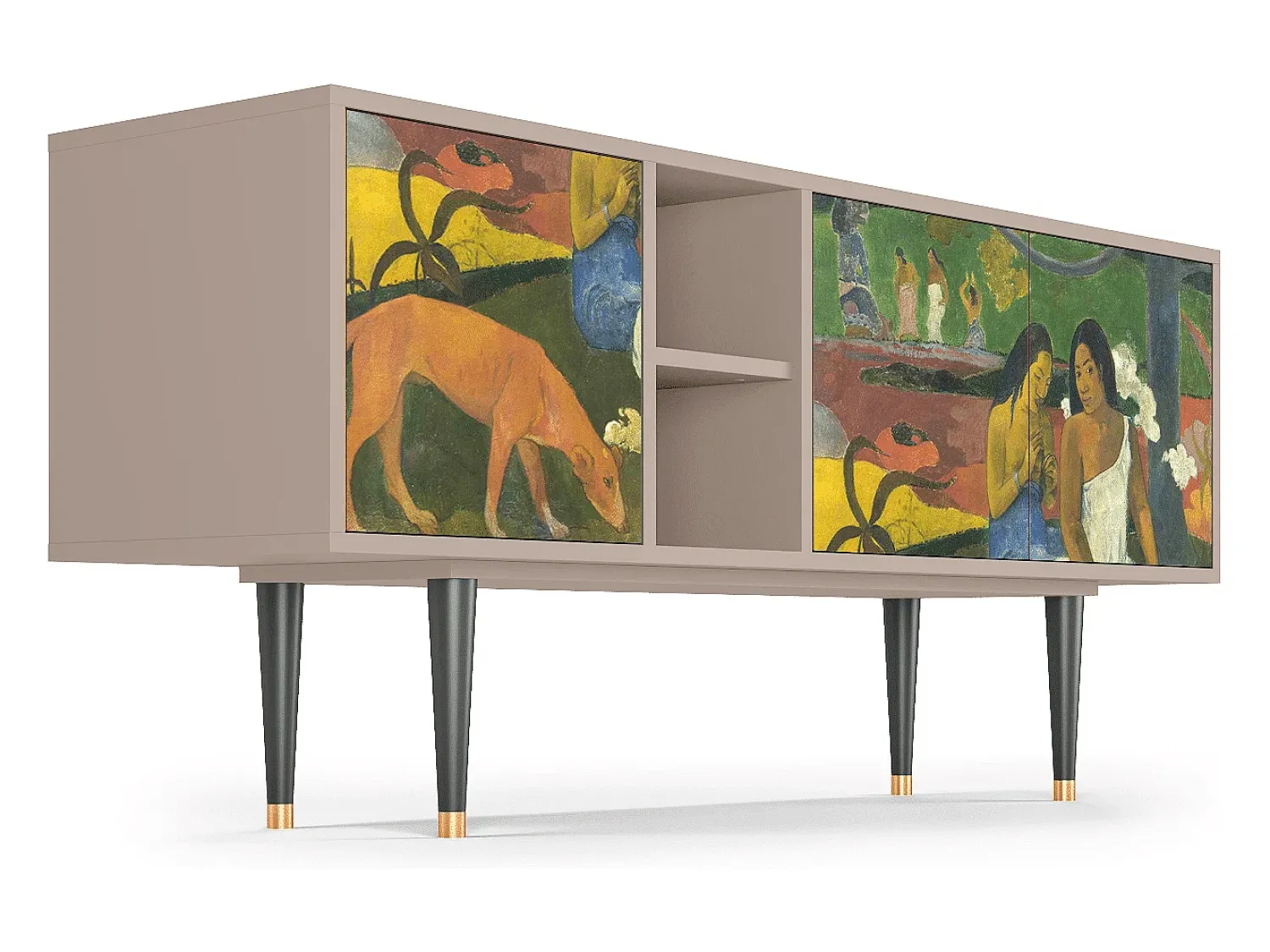 Móvel De Tv* Mueble de TV - 150х69х41 cm - T5 - Arearea , Latte Bege
